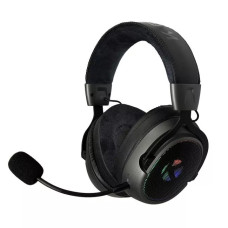 KGaming K10 Tri-Mode Connectivity Wireless Gaming Headset - Black & Grey